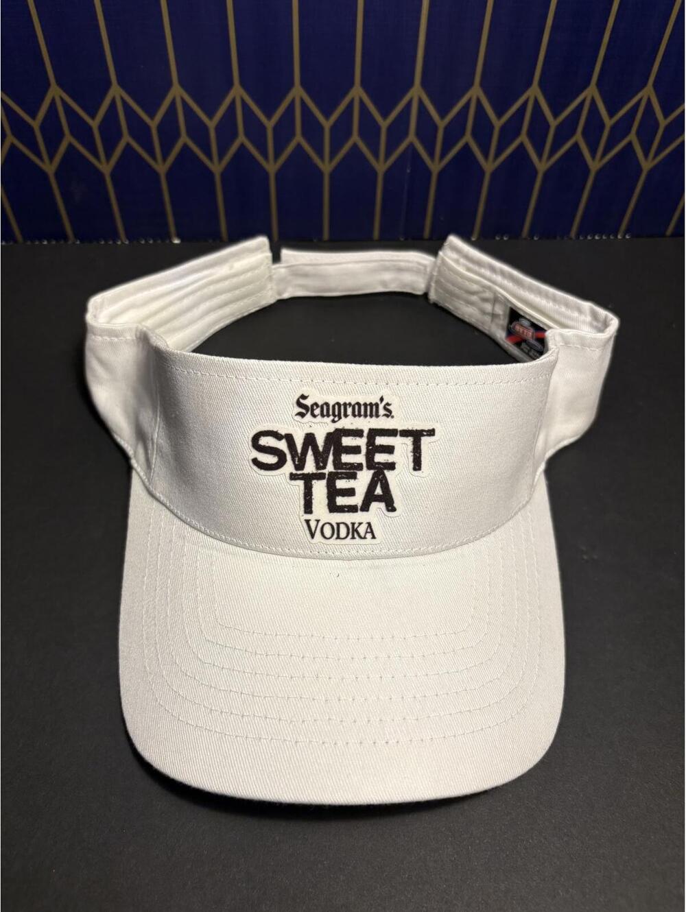 Seagrams Sweet Tea Vodka Visor Hat Beach Golf Adjustable BRAND NEW